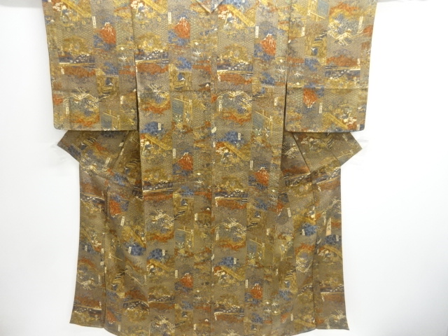 JAPANESE KIMONO / UNUSED KOMON / FUKUGA 36 SCENERY 